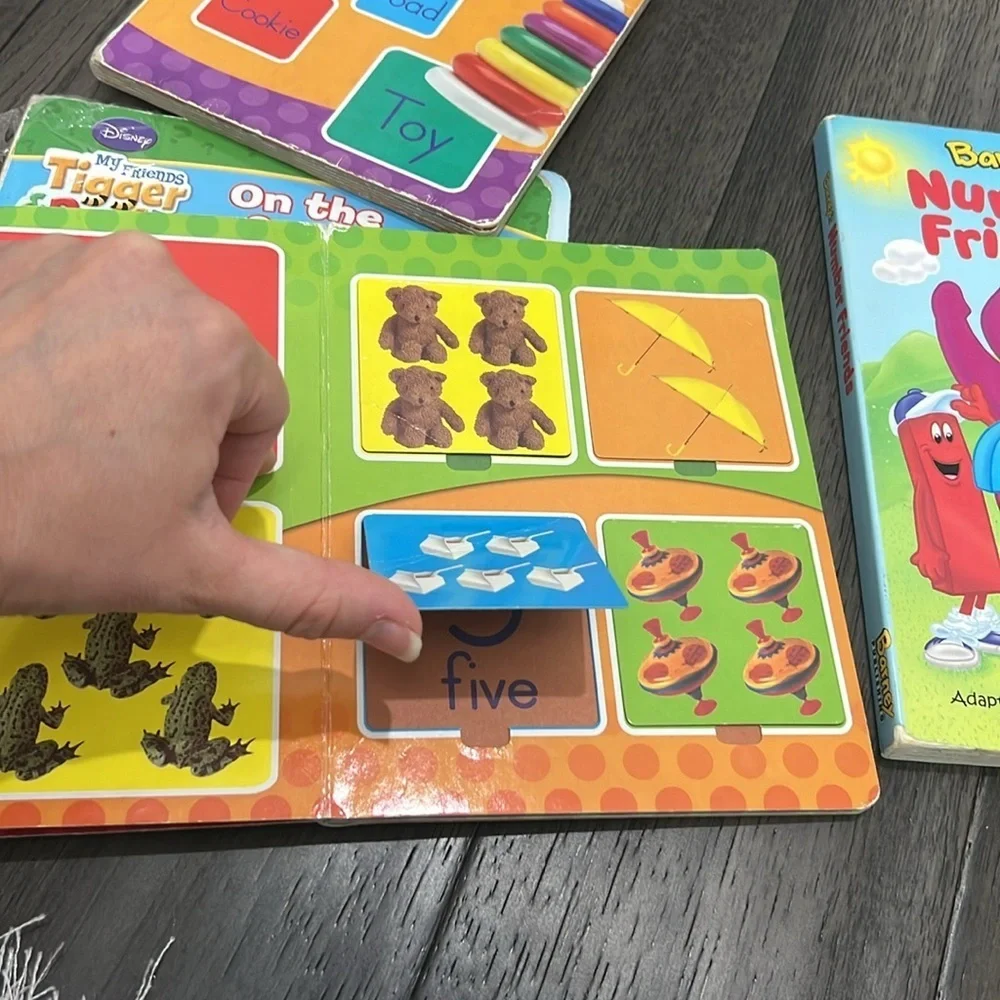 Bundle of Children’s educational books numbers colors and words